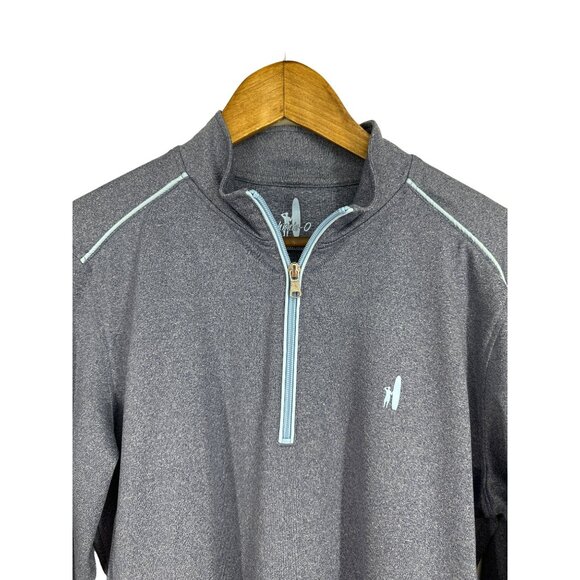 Johnnie-O Flex Prep-Formance 1/4 Zip Blue Long Sleeve Pullover Size S - Picture 2 of 7